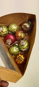 <b>Glitter</b> Glass Ball Ornaments 25 Piece Set (C1962) - Product Image 2