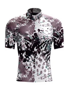Men's <b>Camouflage</b> Short Sleeve Cycling Jersey Breathable Zipper Front Sporty Design Summer Wear Sublimation Print Pattern - Product Image 5
