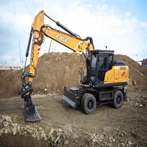 Excavadora sobre Ruedas con Sistema Hidráulico Avanzado para Construcción, Obras Viales, Elevación, Excavación y Manipulación de Materiales, Resistente y Confiable - Product Image 3