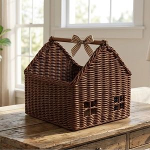ตะกร้าหวายงานฝีมือสำหรับบ้าน - Product Image 5