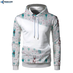 Sudadera con Capucha Unisex, Tejido Sólido, Corte Regular, Ropa Casual de Invierno, 100% Poliéster, Bolsillo, Secado Rápido, DAIZEN STAR - Product Image 4