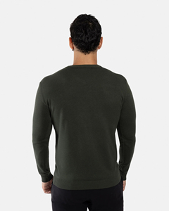 Stylish Men Knitted Sweater 100% Cotton Warm Breathable Quick Dry Anti-Wrinkle Durable Comfortable Daily Winter Pullover - Product Image 2