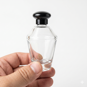 Shapes refillable glass container Botella de vidrio bouteilles en verre Perfume <b>Bottle</b> Glass <b>Bottle</b> Lid 30ml perfume <b>bottle</b> - Product Image 1