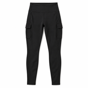 <b>Womens</b> <b>Grey</b> Peach Curved Panel <b>Leggings</b> High Waist Full Length Yoga Pants Gym Workout Training Activewear Custom Fitness Sports - Product Image 5