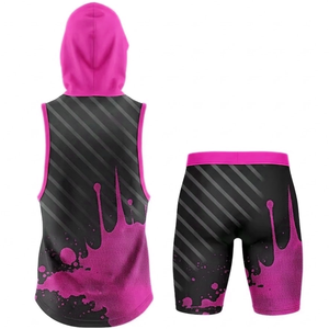 Uniforme de football américain 7v7 personnalisé pour adultes, sans manches, respirant, anti-humidité, séchage rapide, 100% polyester - Product Image 5
