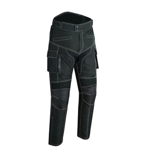 Men's Black Motorcycle <b>Pants</b> With <b>Cargo</b> Pockets Waterproof All Seasons Racing Wear - Product Image 4