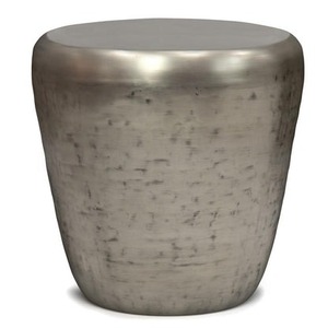 Table basse en métal texturé Timber Story, style moderne, fabriquée à la main, meubles de salon industriels - Product Image 1