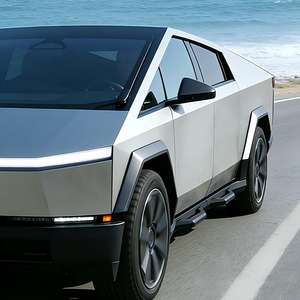 Estribos Cybertruck con paneles de protección integrados - Kit completo de faldones laterales y escalones - Product Image 1