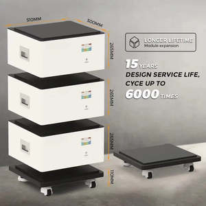Batterie solaire au lithium empilable 48V 800Ah pour stockage d'énergie domestique avec sortie AC 10kWh 20kWh 30kWh 40kWh pour maison solaire - Product Image 2