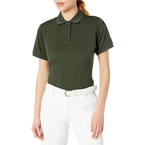 Chemises de golf pour femmes, logo personnalisé, manches courtes, respirantes, en piqué, vêtements de sport, uniforme d'équipe, qualité supérieure, fabrication en usine - Product Image 3