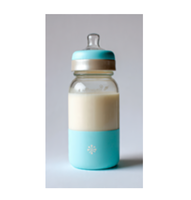 Biberon pour bébé en bambou personnalisé, anti-colique, sans BPA, portable, à débit variable, grande ouverture, imprimé, pour l'allaitement, 0-12 mois, vente en gros fabricant