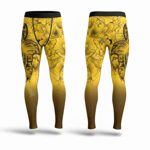 Leggings de compression toutes saisons au design tendance, haute performance pour le sport, la course et le fitness, vêtements de sport personnalisés OEM ODM - Product Image 4