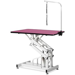 Tavolo Idraulico per Toelettatura Animali Domestici da 42,5 Pollici, Colore Rosa - Product Image 5