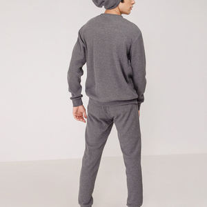 Ensemble de survêtement pour homme, veste et pantalon de jogging, vêtements de sport décontractés assortis, vêtements confortables pour tous les jours, usine de vêtements sur mesure, vente en gros - Product Image 2