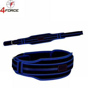 Ceinture de musculation en néoprène réglable avec fermeture auto-agrippante, ceinture de gym rembourrée pour l'entraînement de force, les squats et les soulevés de terre - Product Image 4