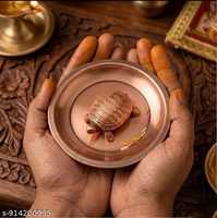 Figurine de tortue religieuse en laiton pur, artisanat fait main, Feng Shui traditionnel, écologique, décoration de Diwali, motif animal pour table