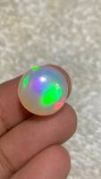 Opale naturelle éthiopienne de 9,55 carats, fabuleuse, éblouissante, de qualité supérieure, Opale de feu, Opale nid d'abeille, Opale Welo, Cabochon, Pierre précieuse