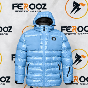 Chaqueta Acolchada con Capucha para Hombre, Chaqueta de Invierno con Cierre Completo, Ropa de Abrigo Informal y Cálida, Prenda Resistente a la Intemperie de Manga Larga - Product Image 5