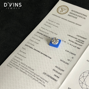 D'vins เพชรพลอย5.29กะรัต VS1 g สำหรับการทำเครื่องประดับ - Product Image 1