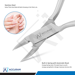 OEM Stainless Steel Cuticle Nipper Professional <b>Nail</b> Cutter Polish Satin Finish Manicure <b>Tool</b> - Product Image 3