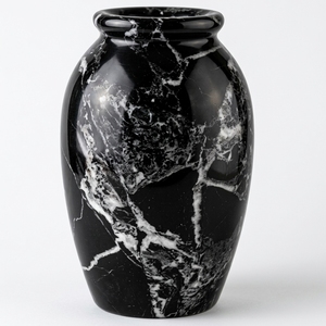Croxx Modern Stylish Honey Onyx Flower Marble Stone <b>Floor</b> <b>Vase</b> 6-72 Inch for Weddings Contemporary Home Decor - Product Image 6
