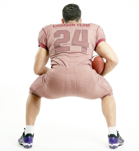 Uniforme de Fútbol Americano de Malla con Poliéster de Calidad Profesional en Color Rosa, Conjunto de Jersey con Pantalones Cortos y Logotipo Personalizado - Product Image 3