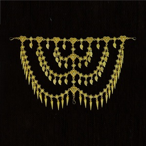 Épingle à cheveux Damdi Tikka traditionnelle plaquée or pour femmes, bijoux de cheveux ethniques pour la danse classique, qualité d'exportation en gros - Product Image 6