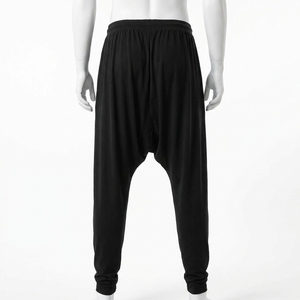 Pantalones Casuales para Hombre, Estilo Harem, Cintura Elástica, Corte Holgado, Talla XL, Color Sólido, OEM, ODM, Venta al Por Mayor, Fábrica, Logotipo Personalizado - Product Image 3