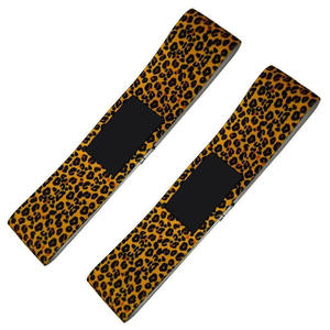 Banda de Resistencia Elástica Antideslizante con Estampado de Tigre para Glúteos y Piernas, Bucle de Tela para Entrenamiento de Cadera y Piernas - Product Image 4