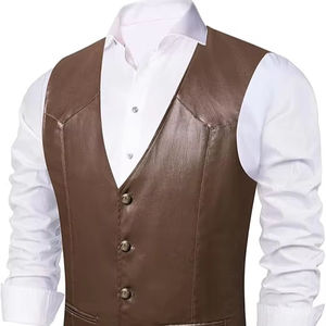 Chaquetas y Chalecos para Hombre y Mujer |   Chaleco de Motociclista |   Cuero de Primera Calidad, Talla Grande, Transpirable, para Uso en Verano e Invierno - Product Image 1