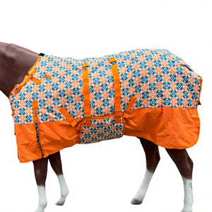 Mantas para Caballos con Diseño Impreso Completo, Transpirables, Cálidas para Invierno, para Doma Clásica, con Correas Individuales y Cola Grande, en Oferta - Product Image 1