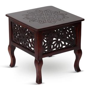 Exclusively Designed Wooden End <b>Table</b> | <b>Coffee</b> <b>Table</b> | Side <b>Table</b> |<b>Small</b> Wooden <b>Table</b> for Living Room & Bedroom Home Decor - Product Image 1