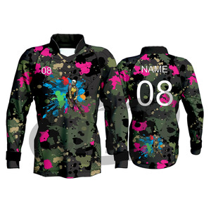 Camiseta de Paintball Premium Personalizada de Manga Larga para Jugadores de Torneos, Camiseta de Equipo de Paintball Personalizada - Product Image 6