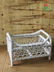A rustic rattan baby <b>stroller</b> set <b>for</b> newborns and <b>toddlers</b>. A prop <b>for</b> newborn photography. - Product Image 2