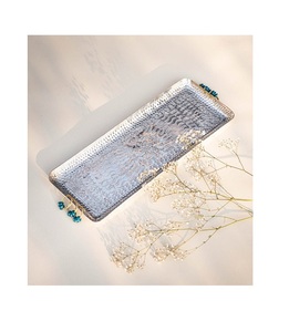 Prime Quality Metal Food Serving <b>Tray</b> Rectangle Shape Customized Size Chocolates <b>Snacks</b> <b>Tray</b> For Top Selling - Product Image 1