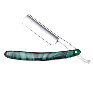 Kit de rasage manuel professionnel classique, rasoir droit, coffret, brosse à barbe, sangle d'affûtage pour barbier et homme - Product Image 6