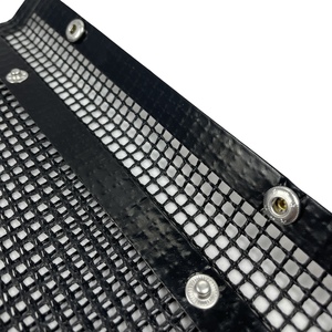 8 "(24,5 CM) Tela de aluminio PTFE de grado alimenticio Reutilizable Antiadherente Parrilla de barbacoa Bolsas de malla Fácil limpieza Herramientas de barbacoa al aire libre - Product Image 3