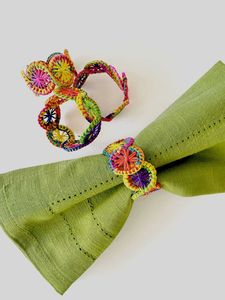 Premium Handmade Colorful Cane <b>Rattan</b> Napkin Holder Multicolor Wicker <b>Dining</b> <b>Table</b> Accessory for Elegant <b>Table</b> Presentation - Product Image 2