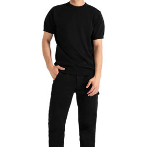 T-shirts personnalisés 100% coton, haute qualité, manches courtes, tissu tricoté, grande taille, style décontracté avec impression - Product Image 1