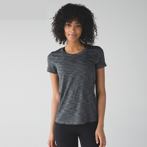 Camiseta Corta Básica Ajustada para Mujer, 92% Algodón, 8% Elastano, Transpirable y Ecológica, Estilo Casual, Tela de Lona - Product Image 1