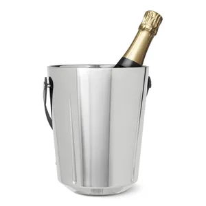 Cubo de Hielo de Acero Inoxidable de Primera Calidad, Enfriador de Vino, Cerveza y Champán de Doble Pared Aislado, para Hoteles, Bares y Restaurantes, Venta al por Mayor - Product Image 3