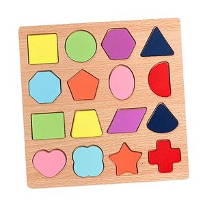 Jouets de puzzle, reconnaissance des formes, jouet éducatif pour bébé, puzzle géométrique en bois pour enfants - Product Image 4