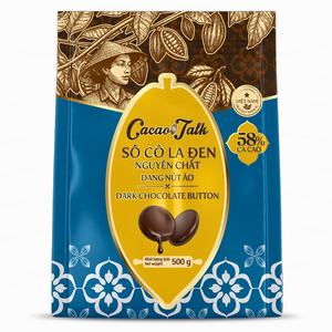 Fournitures de pâtisserie et de confiserie haut de gamme pour l'industrie alimentaire, chocolat noir pur HALAL 58% de cacao, 1 kg, étiquette personnalisée - Product Image 1