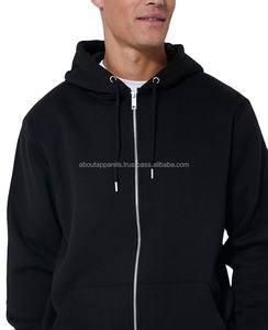 Sudaderas lisas con serigrafía bordada personalizada a granel, sudaderas con capucha de algodón transpirable con logotipo personalizado en blanco sublimado para hombre - Product Image 1