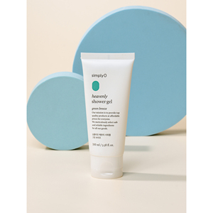 Semplicemente 100ml paradisiaco profumo di brezza verde Gel doccia tonificante e rinfrescante esperienza del bagno - Product Image 1