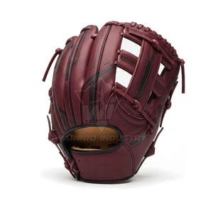 Gants de baseball personnalisés en cuir de qualité supérieure, mitaines professionnelles pour le poste intérieur, équipement d'entraînement durable et flexible - Product Image 2