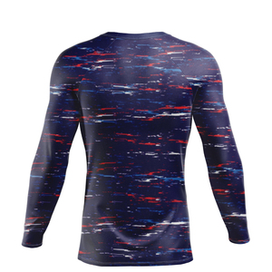 เสื้อรัดรูปออกกำลังกายแบบยาว ดีไซน์ใหม่ ขายส่ง สำหรับผู้ใหญ่ แขนยาวเต็มตัว MMA สกรีนโลโก้ด้านหน้าได้ ระบายอากาศ แห้งเร็ว - Product Image 2
