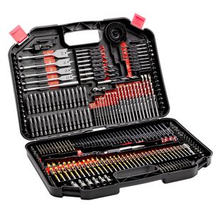 Set di 246 Punte e Inserti Multiuso per Trapano e Avvitatore, per Foratura e Avvitatura su Legno, Metallo e Cemento - Product Image 1