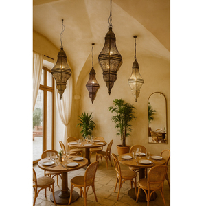 Lanterne suspendue en métal de qualité exceptionnelle à prix raisonnable, taille personnalisée, lanterne décorative pour l'intérieur de la maison, lampe suspendue, décoration - Product Image 2