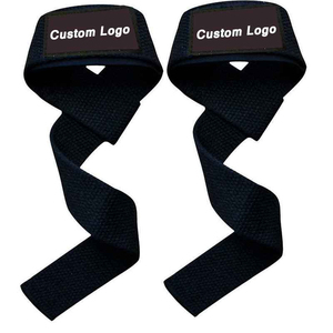 Bandes de poignet de musculation unisexes en néoprène robustes, respirantes et imperméables, avec logo personnalisé OEM, pour l'entraînement en salle de sport, vente en gros - Product Image 1